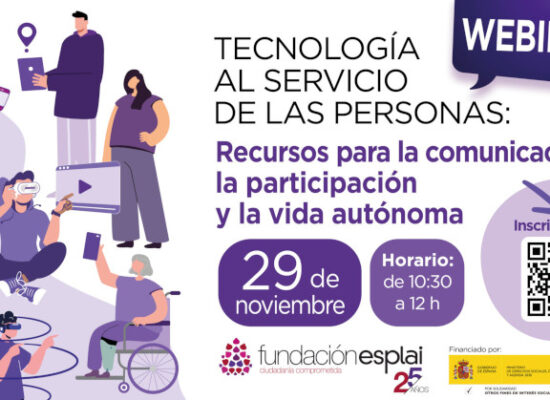 Cartel Webinar Innovación Digital para el Bienestar y la Inclusión de las Personas Mayores