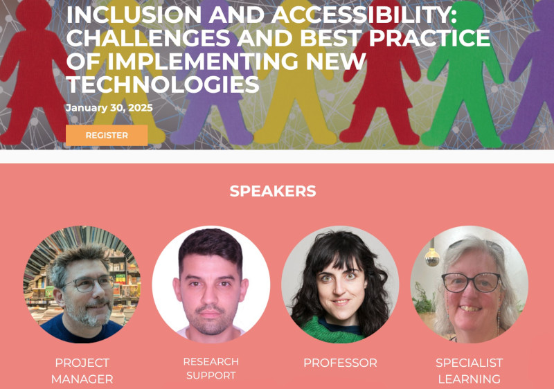 Participación en el congreso “Inclusion and Accessibility: Challenges and Best Practice of Implementing New Technologies”