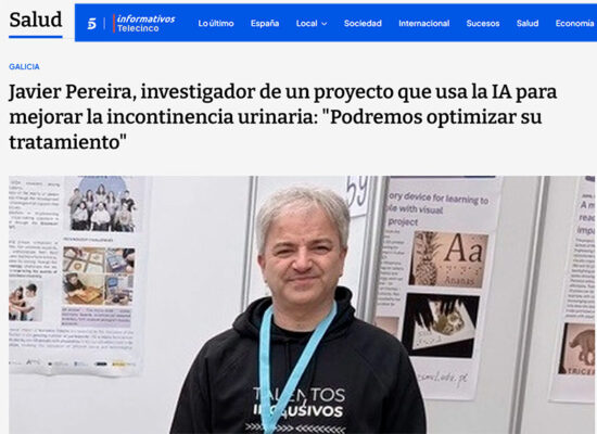 Captura de pantala de la Web de Tele5 con la noticia